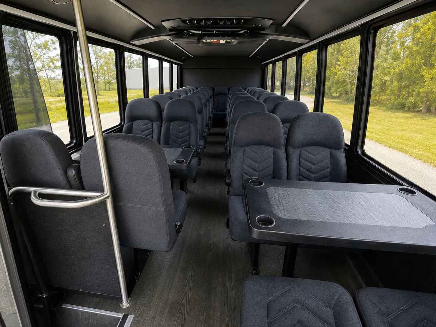 18 passenger minibus inside