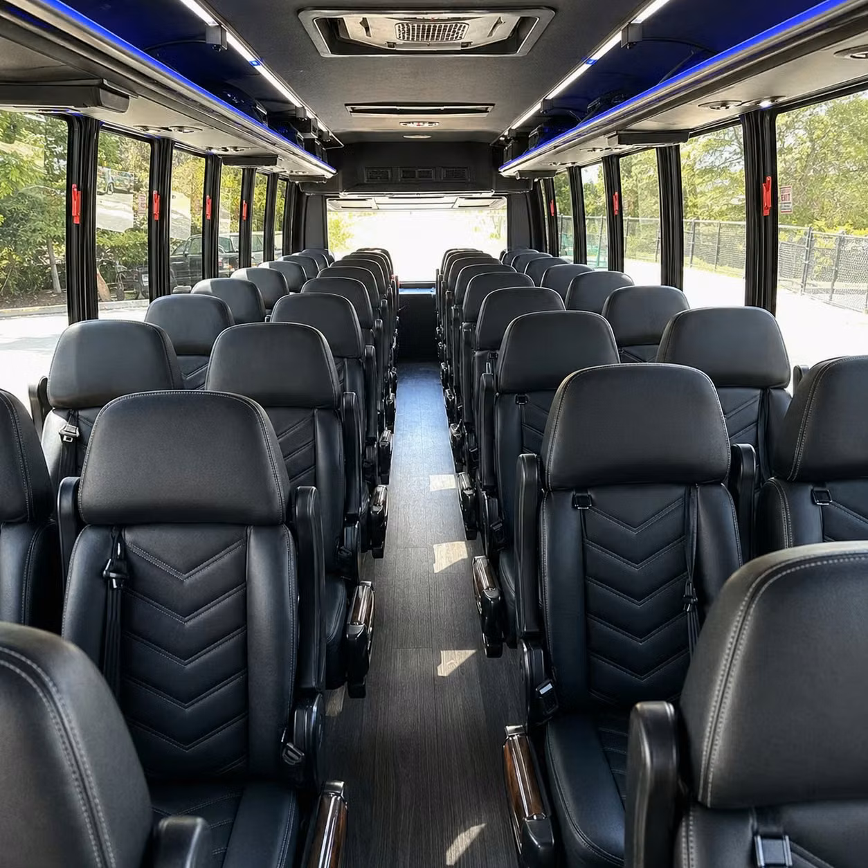 25 passenger minibus inside