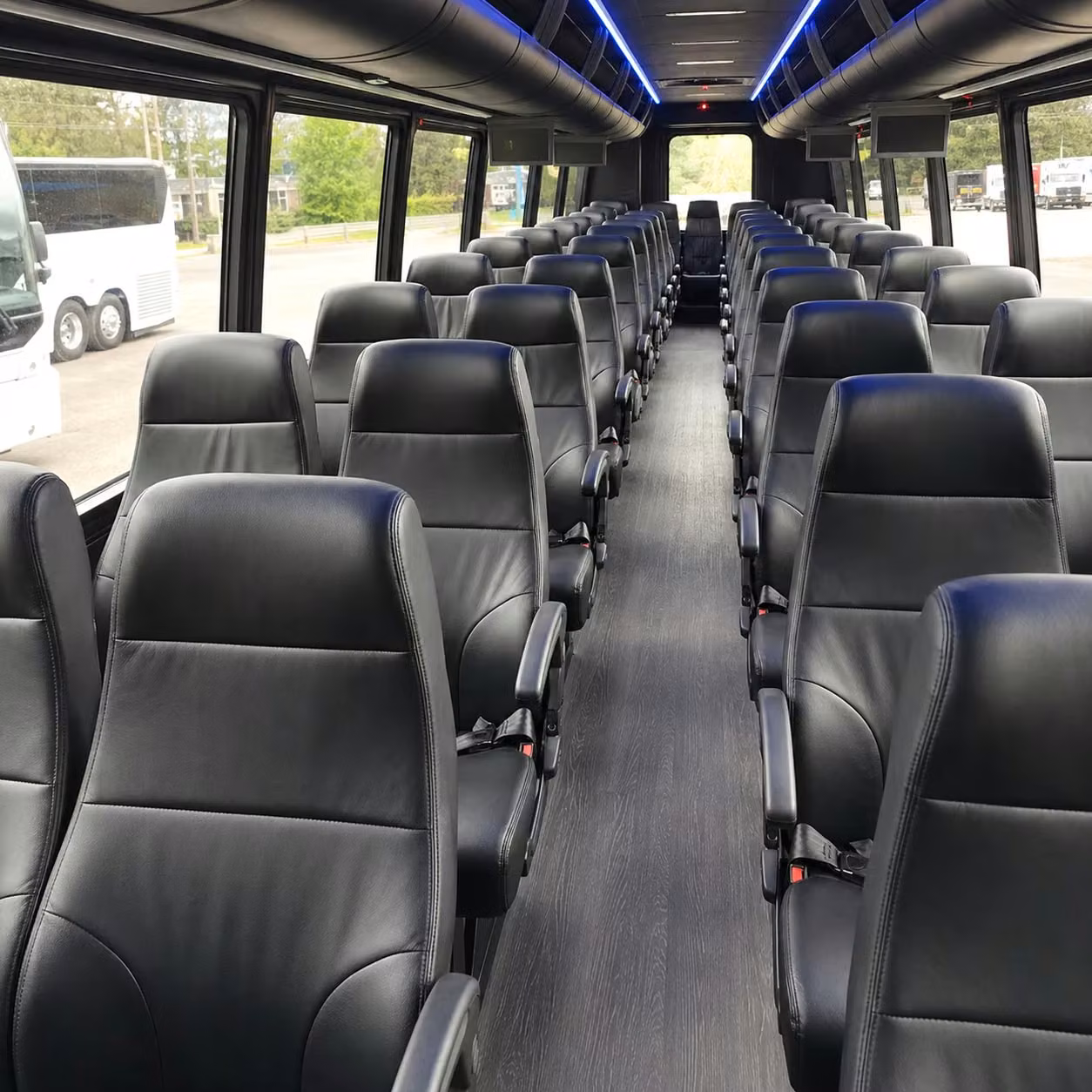25 passenger minibus interior