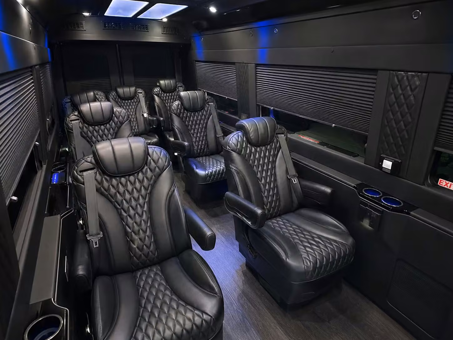 sprinter van with driver inside