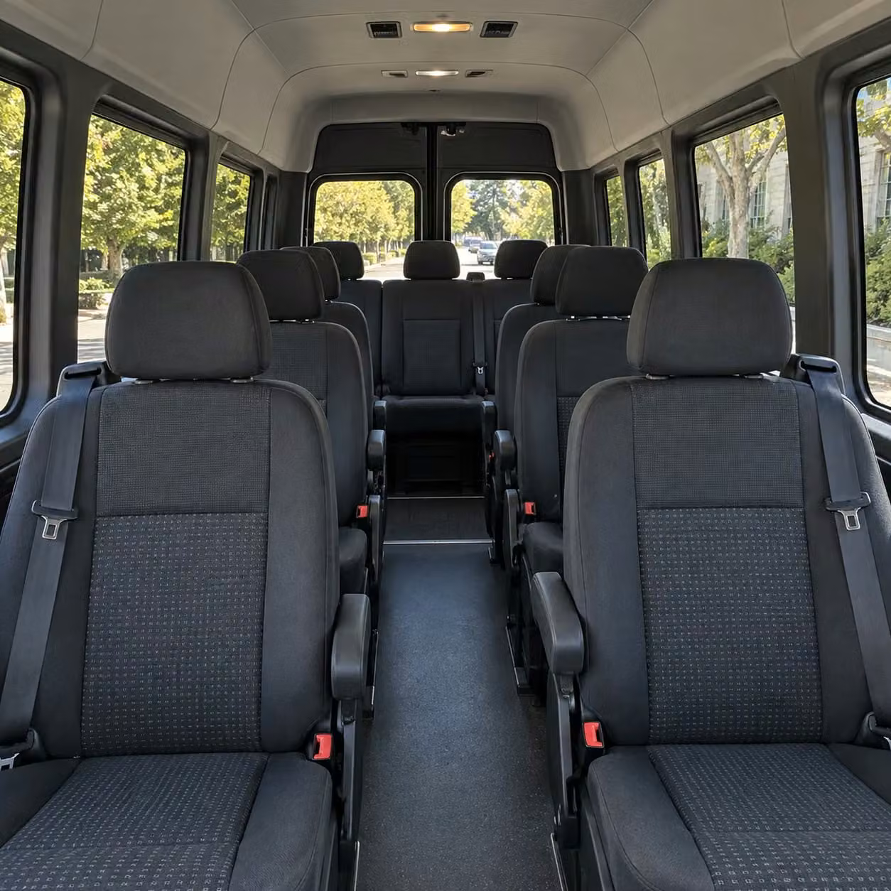 sprinter van with driver interior